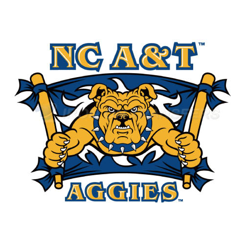 North Carolina A T Aggies Iron-on Stickers (Heat Transfers)NO.5477